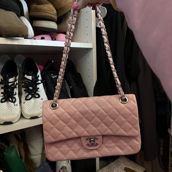 CHANEL Light Pink Quilted Flap Bag - Picture 8 of 8